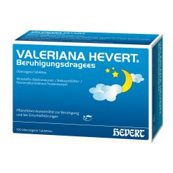 VALERIANA HEVERT Beruhigungsdragees 100 St Überzogene Tabletten