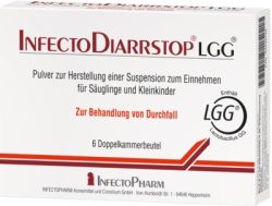 INFECTODIARRSTOP LGG Doppelkammerbeutel 6 St Pulver zur Herstellung einer Suspension zum Einnehmen