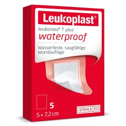 Leukoplast Leukomed T Plus Steril  5cm x 7.2cm 5 St Pflaster
