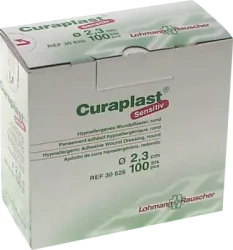 CURAPLAST Strips sensitiv rund 2,3 cm 100 St Pflaster