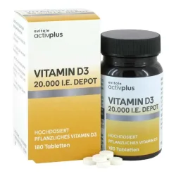 avitale activplus VITAMIN D3 20.000 I.E. DEPOT 180 St Tabletten