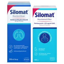 Silomat Hustenlöser und  Silomat Hustenstiller 1 St Sparset