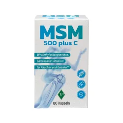 MSM 500 mg plus 180 St Kapseln