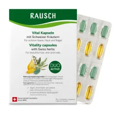 RAUSCH Vital Kapseln mit Schweizer Kräutern 30X2 St Kapseln