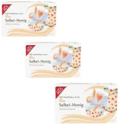 H&S Wohlfühltee Bio Salbei-Honig 3er Set 3X20X2 g Filterbeutel