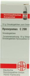 HYOSCYAMUS C 200 Globuli 10 g Globuli