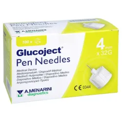 Glucoject Pen Needles 4mm x 32 G 100 St Kanüle