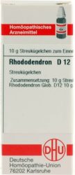 RHODODENDRON D 12 Globuli 10 g Globuli