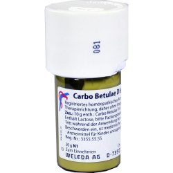 WELEDA CARBO BETULAE D 6 Trituration 20 g Trituration