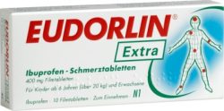 EUDORLIN Extra Ibuprofen-Schmerztabletten 10 St Filmtabletten