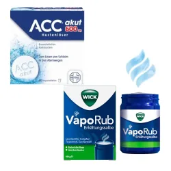 ACC akut + Wick Vaporub Set  1 Sparset