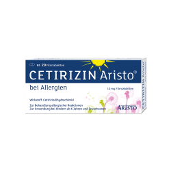 Cetirizin Aristo bei Allergien 10mg 20 St Filmtabletten