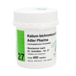 Kalium bichromicum D12 Adler Pharma Nr.27, Tablette 400 St Tabletten