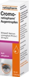 Cromo-ratiopharm Augentropfen 10 ml Augentropfen