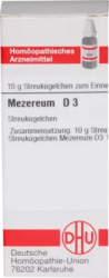 MEZEREUM D 3 Globuli 10 g Globuli