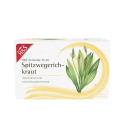 H&S Arzneitee Spitzwegerichkraut 20X1.5 g Filterbeutel