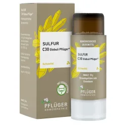 Sulfur C30 Globuli Pflüger 10 g Globuli