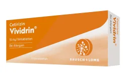 Cetirizin Vividrin - Schnell wirksame Allergietabletten 7 St Filmtabletten