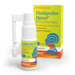Flurbiprofen Dexcel gegen Halsschmerzen 15 ml Spray