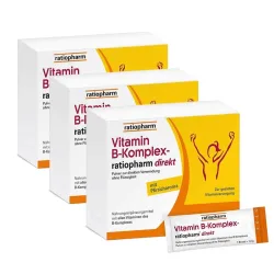 Vitamin B-Komplex-ratiopharm direkt Vorteilsset 3X20 St Pulver