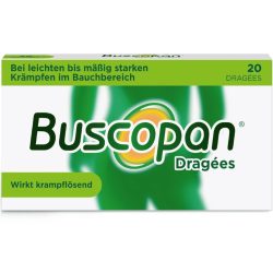Buscopan Dragees - bei Bauchschmerzen & Bauchkrämpfen 20 St Überzogene Tabletten