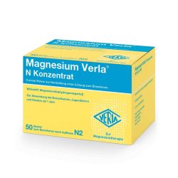 Magnesium Verla N Konzentrat Pulver 50 St Pulver zur Herstellung einer Lösung zum Einnehmen