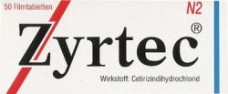 Zyrtec 10mg 50 St Filmtabletten