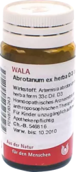 Abrotanum ex herba D3 Globuli 20 g Globuli