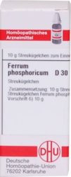 FERRUM PHOSPHORICUM D 30 Globuli 10 g Globuli