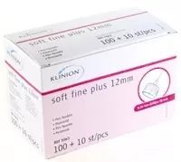 KLINION Soft fine plus Pen-Nadeln 12mm 29 G 0,33mm 110 St Kanüle