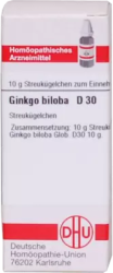 GINKGO BILOBA D 30 Globuli 10 g Globuli