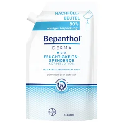 Bepanthol DERMA Feuchtigkeitsspendende Körperlotion Nachfüllbeutel 1X400 ml Lotion