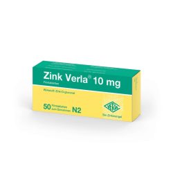 Zink Verla 10mg 50 St Filmtabletten