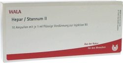 WALA Hepar/Stannum II 10X1 ml Ampullen