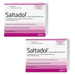 Saltadol Doppelpack  2X12 St Pulver zur Herstellung einer Lösung zum Einnehmen
