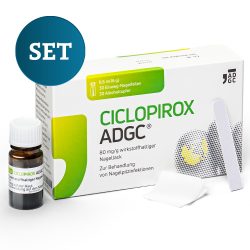 CICLOPIROX ADGC 80 mg/g Nagellack 6.6 ml Wirkstoffhaltiger Nagellack