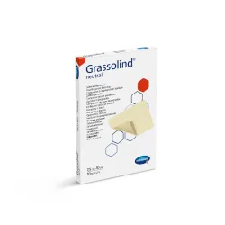 GRASSOLIND Salbenkompressen 7,5x10 cm steril 10 St Kompressen