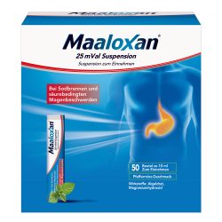 Maaloxan 25 mVal Suspension 50X10 ml Suspension