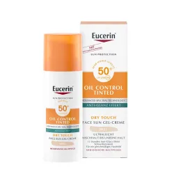 Eucerin SUN OIL CONTROL TINTED DRY TOUCH FACE SUN GEL-CREME HELL LSF 50+  50 ml Creme