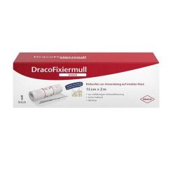 DracoFixiermull stretch 15 cm x 2 m 1 St Pflaster