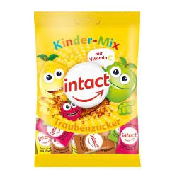 sanotact GmbH, intact Kinder-Mix Traubenzucker 75 g Bonbons