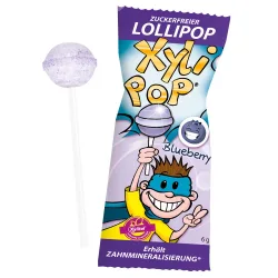 miradent XyliPOP Zahnpflegelolli Blaubeere 1X6 g