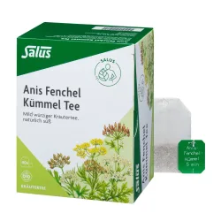 Salus Anis Fenchel Kümmel Tee Bio 40 St Filterbeutel