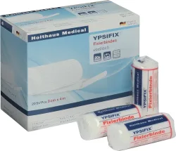 YPSIFIX Fixierbinde elastisch 6 cmx4 m im Zellglas 1 St Binden