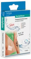 DUSCHPFLASTER 10x12 cm Transparentverband steril 5 St Pflaster