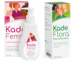 Kadeflora Milchsäurekur + Kadefemin Waschlotion Set 1 Sparset
