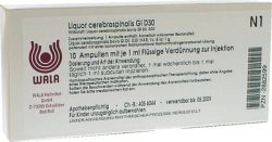 Liquor cerebrospinalis GL D 30 10X1 ml Ampullen