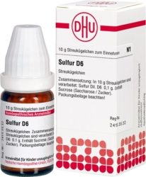 SULFUR D 6 Globuli 10 g Globuli