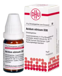 ACIDUM NITRICUM D 30 Globuli 10 g Globuli