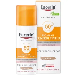 Eucerin SUN PIGMENT CONTROL TINTED FACE SUN GEL-CREME MITTEL LSF 50+  50 ml Creme